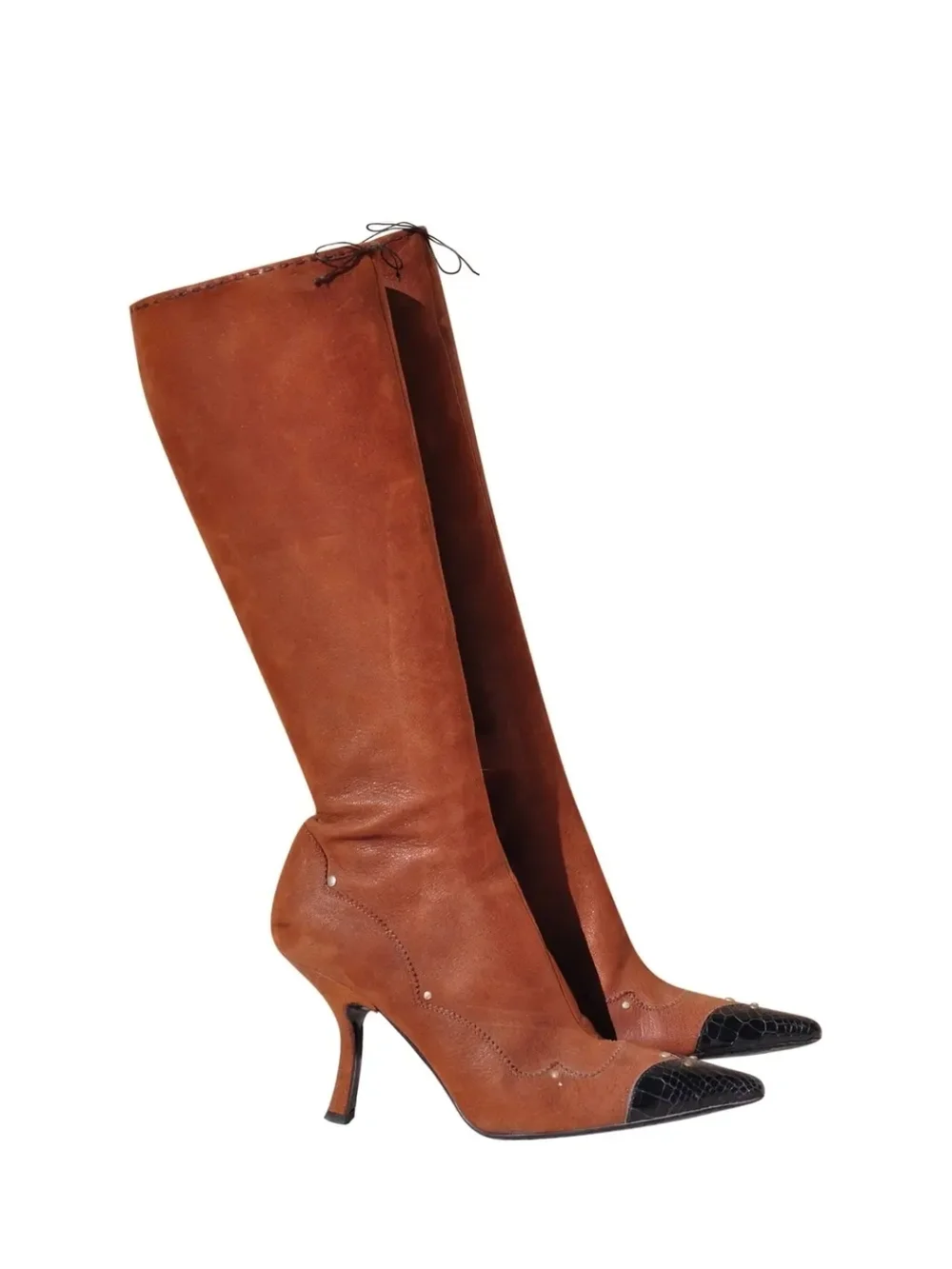 Prada Vintage Leather Boots - Picture 2 of 14
